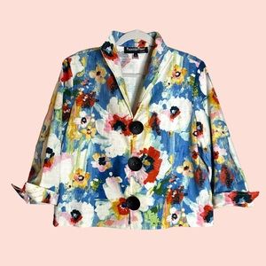 Painted Pony Women's Vintage Blazer Large Buttons